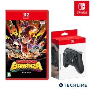 스위치2  동키콩 바난자 + 정품 프로컨트롤러