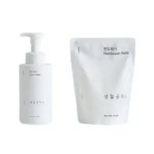핸드솝 손세정제 2개+핸드워시 리필 5개 파우더향