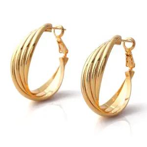 14K 골드필드 얼로우 링 귀걸이/패션/귓걸이/링귀걸이/여성/여자/데일리/심플/여친/와이프/생일/선물