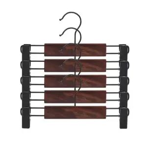 바지걸이 5p세트 24cm 치마걸이 원목 나무바지걸이 원목바지걸이 나무옷걸이 원목옷걸이