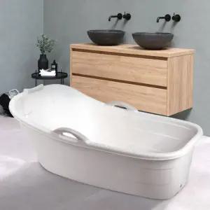 특대형 이동식 욕조 성인용 간이욕조 대형 이동형 간이형 반신욕 웨이버 WB