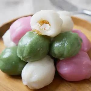 굳지않는 국내산 쌀 삼색꿀떡 1kg