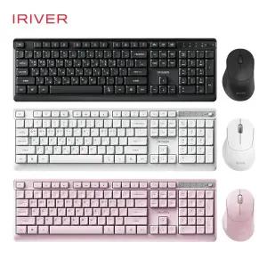 아이리버 WS101 항균 무소음 사무실 사무용 무선 키보드 마우스 세트 키스키 포함