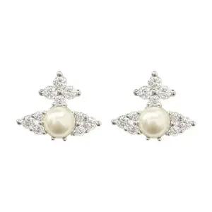 25FW FEODORA 페오도라 펄 이어링 귀걸이 플래티넘 화이트 (6201034Y 02P373 P373) [당일]