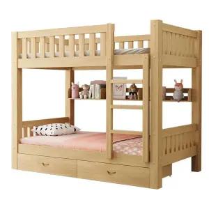 성인용 2층침대 기숙사 이층 튼튼한 원목 베드 나무