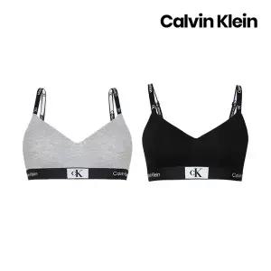 캘빈클라인 CK 언더웨어 코튼 라인드 브라렛 스포츠 브라탑 2종 택일