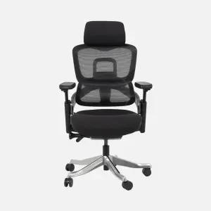 덱스탑 인체공학 프리미엄 풀체어 책상 의자 M2 메쉬혼합 블랙 전문설치