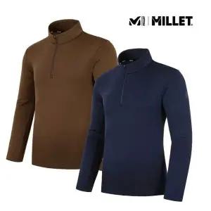 갤러리아 밀레 겨울 남성 엣지 W 기모 집업 긴팔 티셔츠