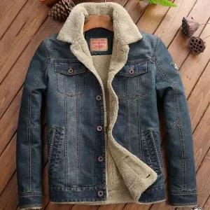 남자트러커 겨울 양털 청자켓