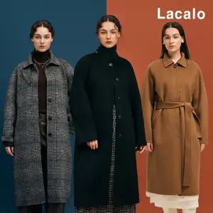 [Lacalo] 라칼로 25FW 핸드메이드 울100 발마칸 롱코트
