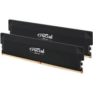 크리티컬 프로 32GB DDR5 RAM 키트(2x16GB), CL36 6000MHz, 오버클럭 데스크톱 게임 메모리, 인텔 XMP 3.0 및 AMD 엑스포 호환, 블랙 - CP2K16G60C36U5B