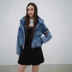 [에고이스트](의정부점)후드 탈부착 데님 워싱 점퍼 (ER4DZ961)