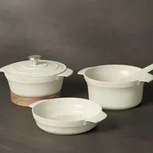 독일 콕스타 아델라 멀티 냄비 4종 세트 세라믹 편수 양수 전골 수납 인덕션 겸용 냄비