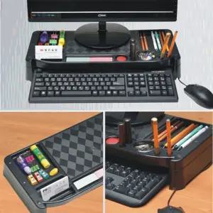 컴퓨터 모니터 수납 받침대/거치대/선반/스탠드/받침/스텐드/다이/책상/와이드/PC/지지대/스탠딩/낮은