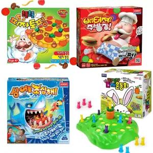 당근질주토끼운동회 흔들흔들피자토핑 상어를조심해 배터져주방장 유아 어린이 보드게임