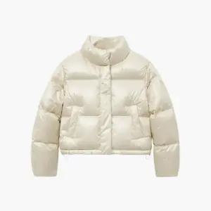 마리떼프랑소와패딩 TQK MFG44WDW107IVR W GLOSSY DUCK DOWN CROP PUFFER ivory