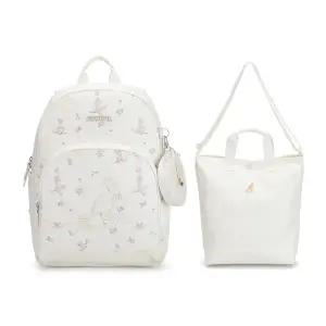 [캉골키즈](마산점)플로라 백팩 세트 SE 0808 아이보리 (ASEBNP08080IV)