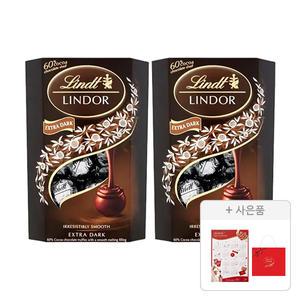 농심 린도볼 다크 200g, 2개 + 증정(2026년 린트 캘린더 , 1개 + 쇼핑백, 1개)