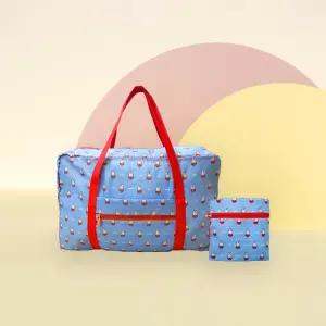 [미피]여행용 접이식 보스턴 여행가방 MYT-49601BL