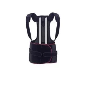 허리복대 어깨허리보호대 곡선 입는테이핑 블랙 근력보조슈트 얇은