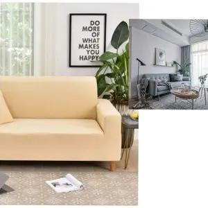 3인용 소파 커버 인테리어 일체형 덮개 사계절 소파 커버 패드 거실 가능 방수 생활 세탁 먼지 쿠션