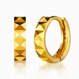 [한국금다이아몬드] 순금 24K 귀걸이 모네트 큐브 컷팅 3g