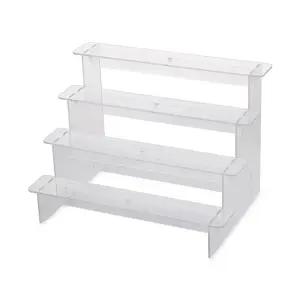 아크릴계단 아크릴 스탠드 계단 계단식 진열대 5단 피규어진열장 디스플레