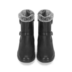 [엘칸토]경량 쿠션 방한 퍼 기모 여성 부츠 1XWA35XE_GN