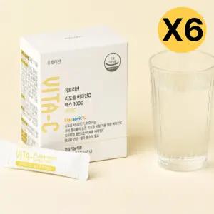 유트리션 리포좀 비타민C 맥스 1000 분말 스틱 30포X6 BNA