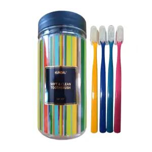 쿤달 소프트 앤 클린 항균 이중미세모 칫솔 부드러운모 12개입 세트