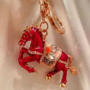 병오년 말의해 붉은말 키링 행운 키홀더 레드호스 키체인