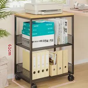 정리함 책장 책상밑 바퀴 책상 이동식 사무실 책꽃이 수납함