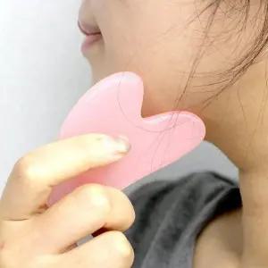 얼굴 마사지 괄사 하트형 롤링 도구 피부 관리 (WFJ6V56)