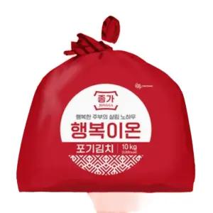 종가집 행복이온 포기김치