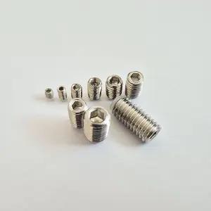 무두렌치볼트 나일론 팁 무흠집 고정 높이조절 나사 304스텐 정밀 세트 스크류 내부육각