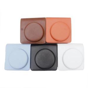 Fujifilm Instax 스퀘어 SQ1 카메라 가방 타입 PU 가죽 보호 케이스 어깨 끈