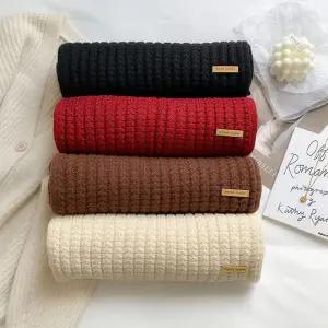 목도리 남자 머플러 커플목도리 여성 니트 목도리 머플러 남자머플러