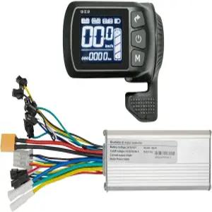 CSBST 24V 36V 48V 전기 자전거 컨트롤러 키트 500W 25A 브러시리스 모터 및 LCD 디스플레이 컨트롤 패널