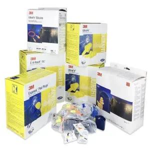 캡귀마개 귀보호기 방음 캡 폼타입 귀마개 형광 (WFK9KQM)