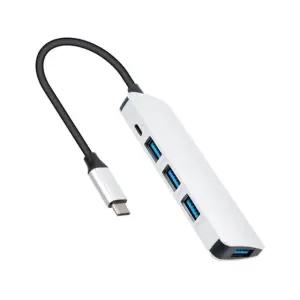 C타입 USB 3.0 허브 4포트 컨버터 OTG 자동인식 (WFKAAR2)