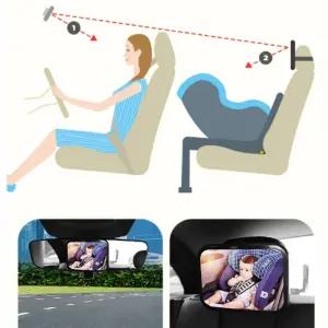 차량 카시트 후방 보조거울 백미러 아기 유아 룸미러