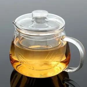 투명 내열유리 차우림 차포트 티포트 400ml 주전자