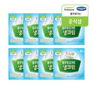[풀무원다논] 생크림 요거트 4입(80g x 4입) x 8개