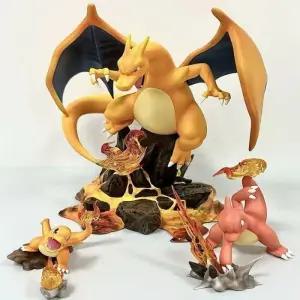 포켓몬 리자몽 피규어 파이리 진화 라인 GK 모델 컬렉션 장식