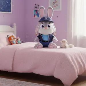 주토피아2 주디 인형 25cm 모자 코스튬 중형 봉제인형