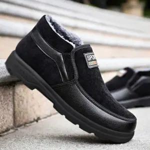 캐주얼 남자 방한화 털안감 겨울 외출 신발 털신