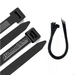 20개 45cm 흑색 대형 긴케이블타이 큰 대 긴 케이블타 대형 케이블타이 긴