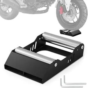 IUVWISN 모터사이클 휠 클 스탠드 타이어 및 체인 윤활용 범용 롤러 스트리트 바이크용 헤비 듀티 패독