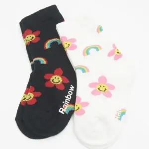 플라워 패턴 어린이 유아동 목긴 양말 5족 꽃양말