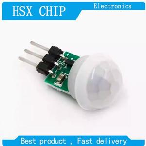 5피스 미니 소형 IR 초전기 적외선 모션 인간 센서 자동 감지기 모듈 AM312 DC 2.7 ~ 12V